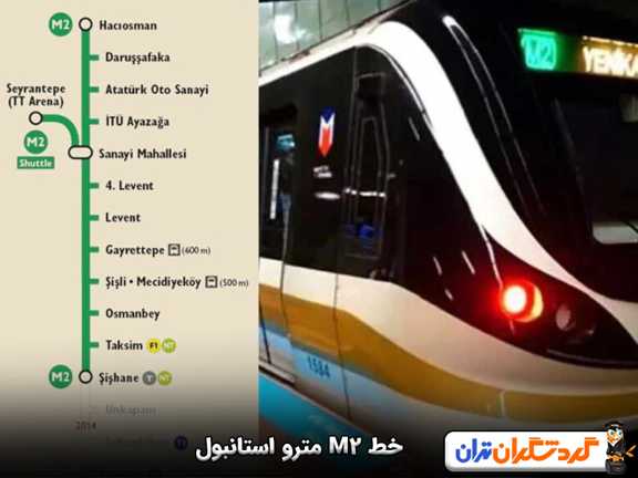 خط M2 مترو استانبول