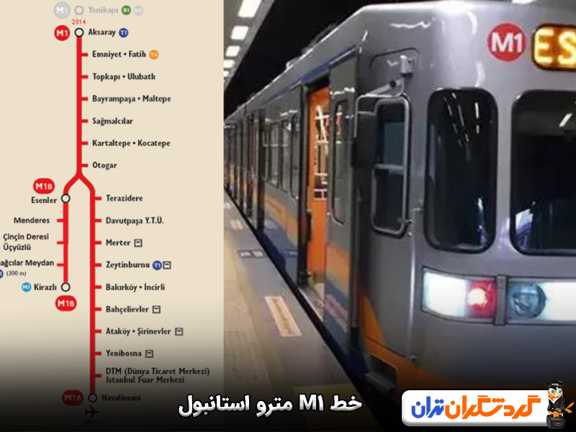 خط M1 مترو استانبول