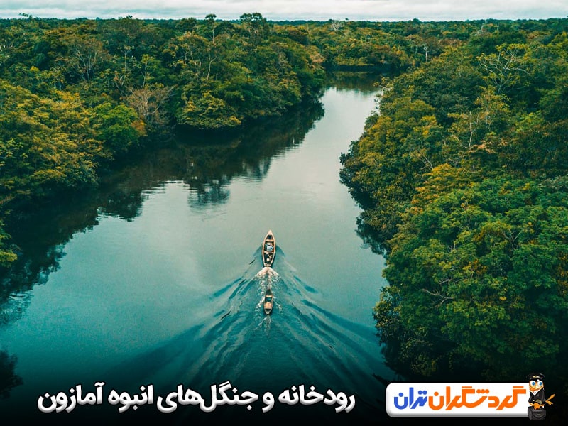 رودخانه و جنگل‌های انبوه آمازون